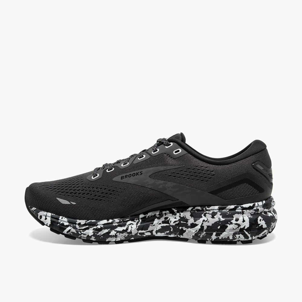 Chaussures Running Route Brooks Ghost 15 Noir Noir Homme | LTB-9082322